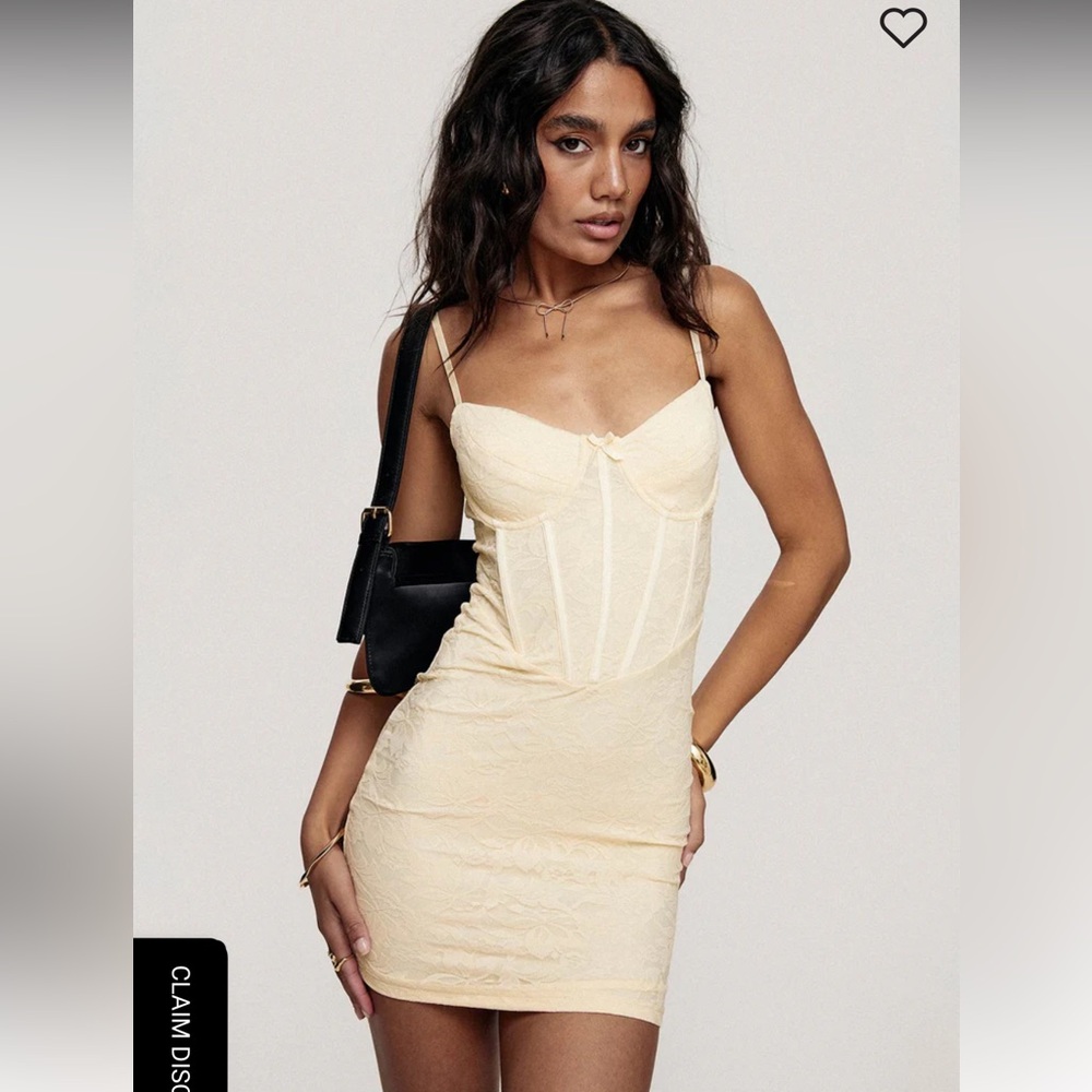 Princess polly Tarini Corset Mini Dress Cream - Picture 6 of 6